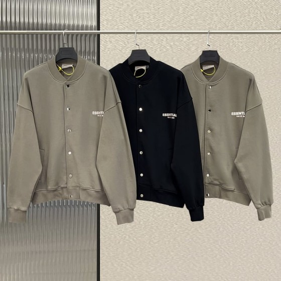 Fear of God Essentials Logo Varsity Jacket